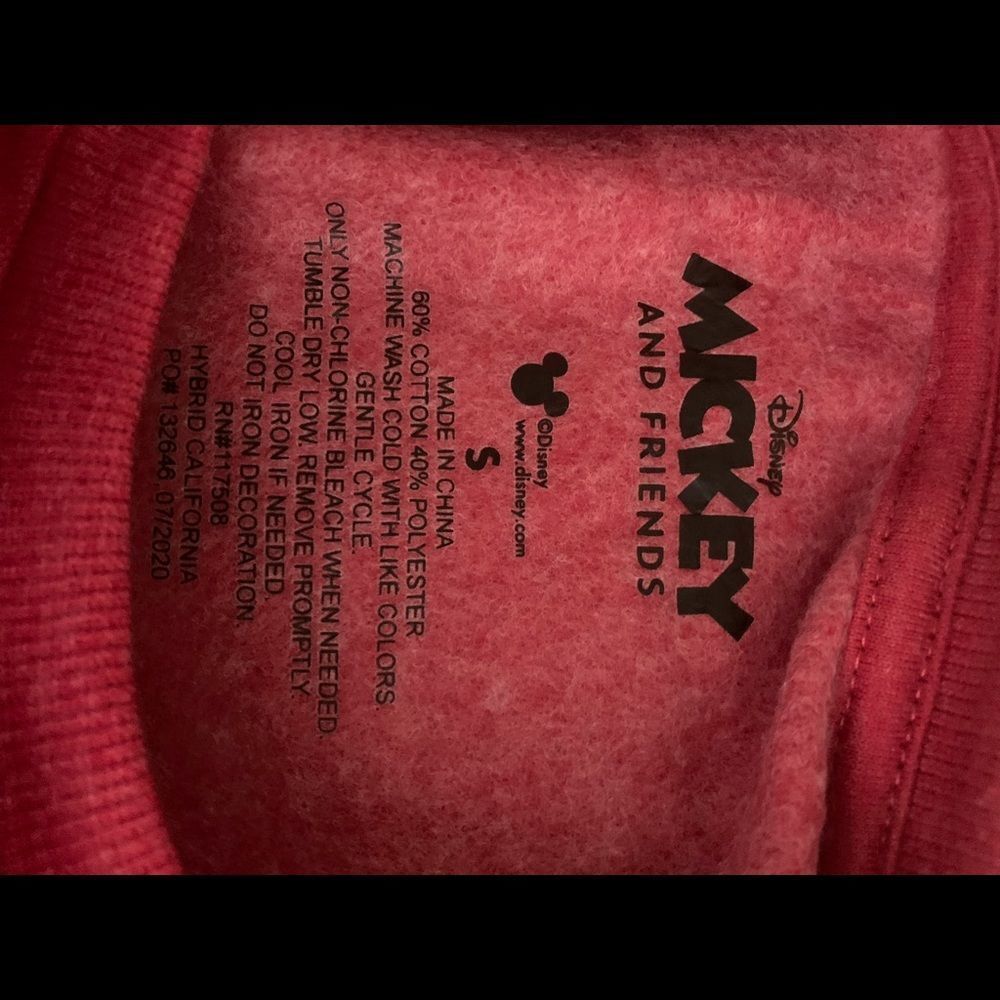 Kids Red Long Sleeve Mickey and Friends SweatShirt - Picture 3 of 7